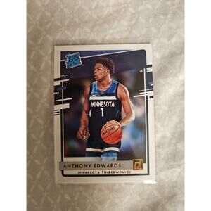 Anthony Edwards 2020-21 Donruss #201 - Bronze - Rated Rookie - Timberwolves